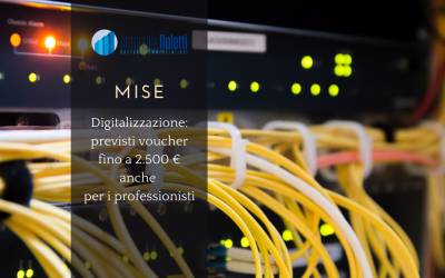 Digitalizzazione: voucher da 2.500 euro anche per i professionisti